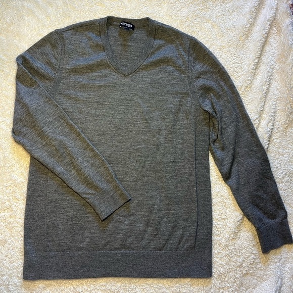 Express Other - Men’s Express V-neck Merino Wool Blend Sweater